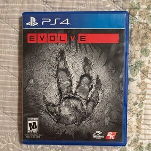 Sony PS4 Evolve Game - Blue and Red Cover
